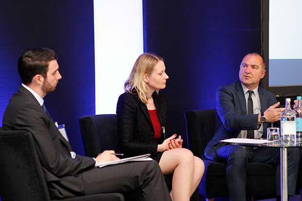 L - R: Asa Gibson, Miriam Arntz, Gareth Collard