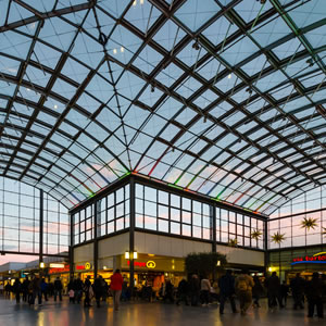 Interior of a Ruhr Park building. Photo: Tuxyso CC3.0